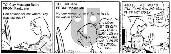 Luann on Saturday January 10, 2004 Comic Strip
