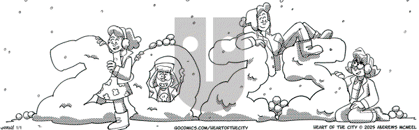 Heart of the City on Wednesday January 1, 2025 Comic Strip