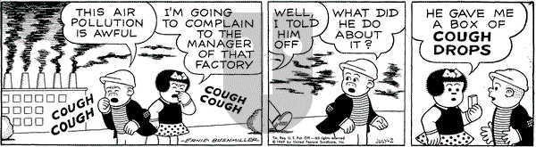 Nancy on Wednesday July 2, 1969 Comic Strip