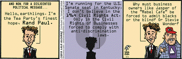 La Cucaracha - Thursday June 3, 2010 Comic Strip