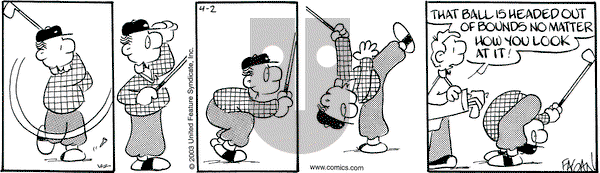 Drabble - Wednesday April 2, 2003 Comic Strip