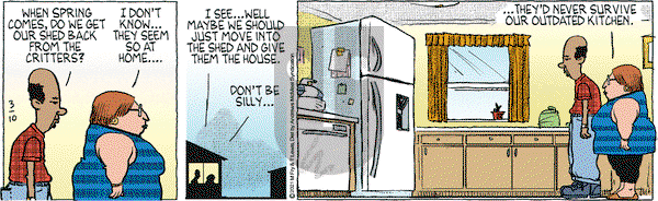 Over the Hedge on Wednesday March 10, 2021 Comic Strip