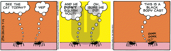 Garfield on Saturday July 14, 2001 Comic Strip