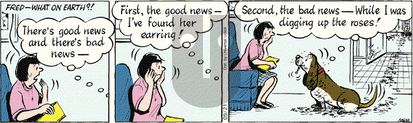 Fred Basset on Friday September 21, 2012 Comic Strip