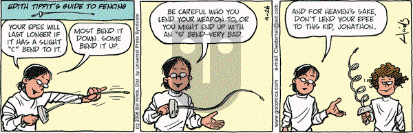 Cleats on Tuesday September 26, 2006 Comic Strip