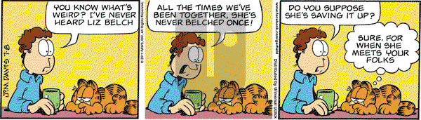 Garfield on Friday July 8, 2011 Comic Strip