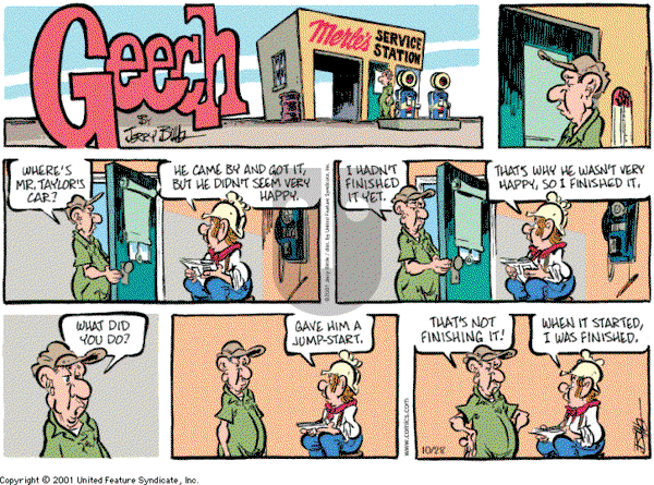 Geech on Tuesday March 11, 2025 Comic Strip