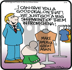 Ziggy on Monday March 19, 2018 Comic Strip