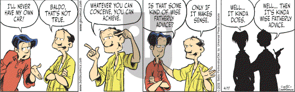 Baldo on Thursday April 17, 2008 Comic Strip