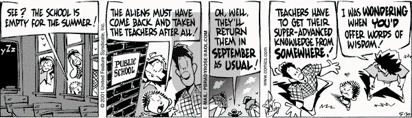 Rose is Rose on Wednesday May 30, 2001 Comic Strip