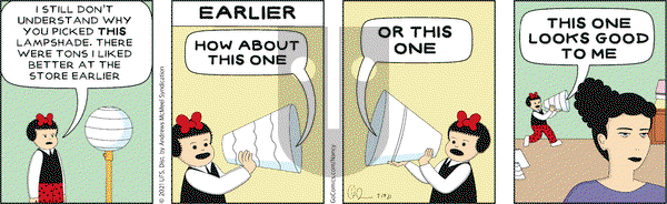 Nancy on Monday July 19, 2021 Comic Strip