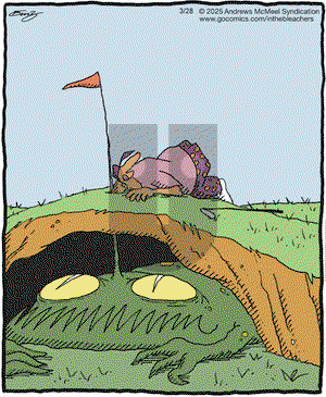In the Bleachers on Friday March 28, 2025 Comic Strip