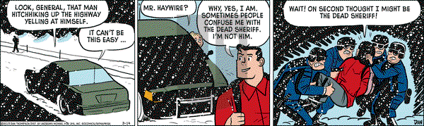Rip Haywire on Thursday March 14, 2019 Comic Strip