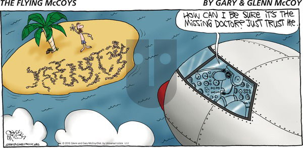 The Flying McCoys on Sunday January 17, 2016 Comic Strip