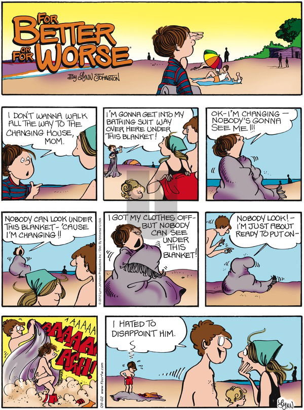 For Better or For Worse - Sunday September 2, 2012 Comic Strip