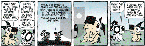 Pooch Cafe on Tuesday January 11, 2011 Comic Strip