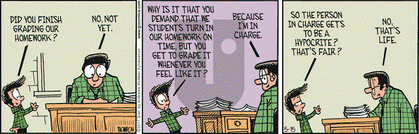 Grand Avenue on Monday May 15, 2017 Comic Strip