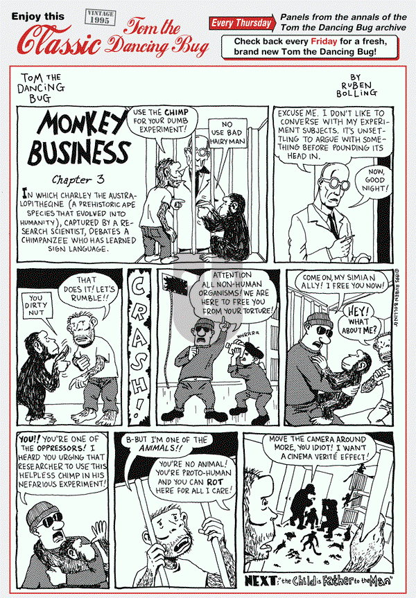 Tom the Dancing Bug on Thursday April 23, 2015 Comic Strip