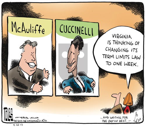 Tom Toles on Sunday September 22, 2013 Comic Strip