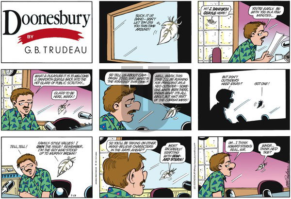 Doonesbury on Sunday July 13, 1997 Comic Strip