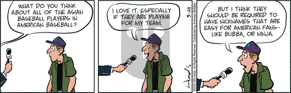 Tank McNamara on Saturday March 29, 2025 Comic Strip