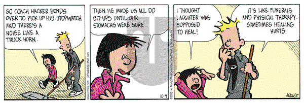 Frazz on Monday October 9, 2006 Comic Strip