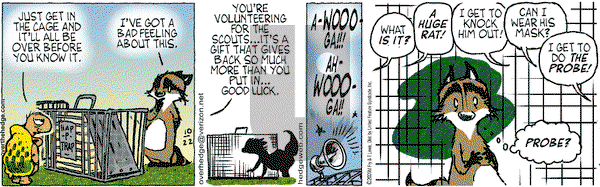 Over the Hedge on Thursday October 22, 2009 Comic Strip