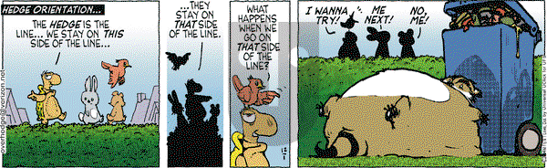 Over the Hedge on Monday December 1, 2014 Comic Strip
