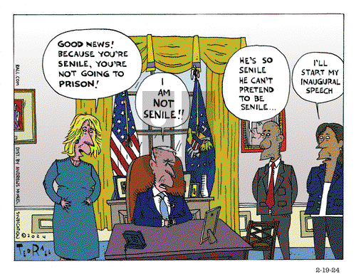 Ted Rall - Monday February 19, 2024 Comic Strip