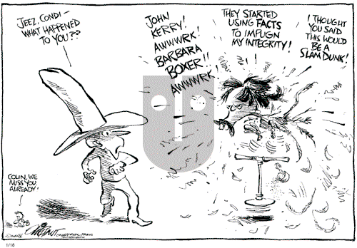 Pat Oliphant on Tuesday January 18, 2005 Comic Strip