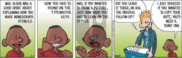 Frazz on Thursday November 7, 2019 Comic Strip