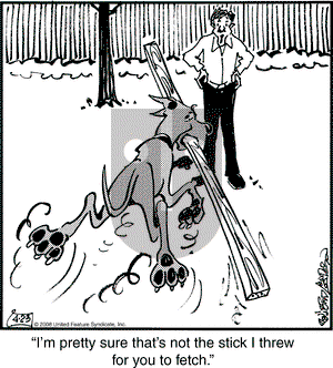 Marmaduke on Wednesday April 23, 2008 Comic Strip