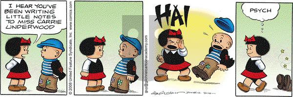 Nancy on Thursday June 12, 2008 Comic Strip