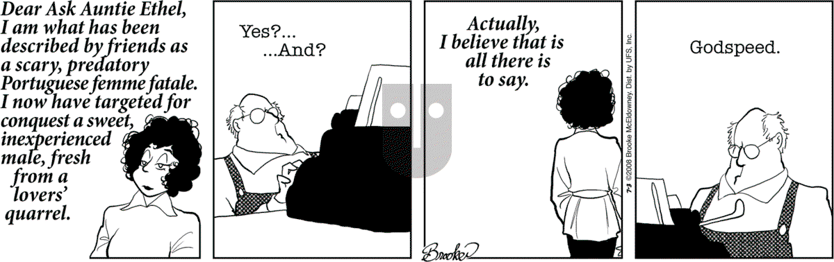 9 Chickweed Lane - Thursday July 3, 2008 Comic Strip