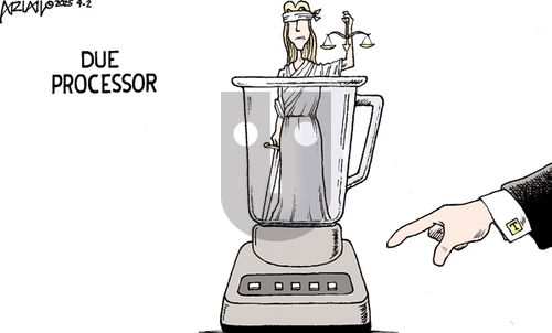 Robert Ariail on Wednesday April 2, 2025 Comic Strip