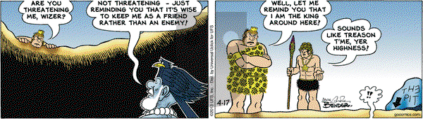 Alley Oop on Wednesday April 17, 2013 Comic Strip