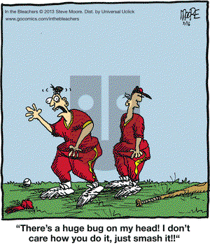 In the Bleachers on Saturday March 16, 2013 Comic Strip