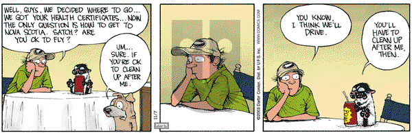 Get Fuzzy on Friday November 7, 2003 Comic Strip