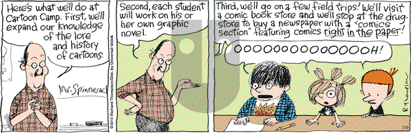 Cul de Sac on Thursday July 9, 2015 Comic Strip