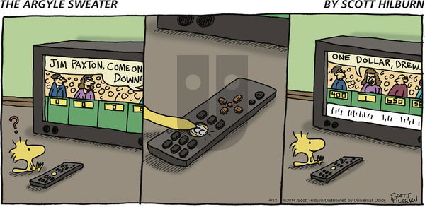 The Argyle Sweater on Sunday April 13, 2014 Comic Strip