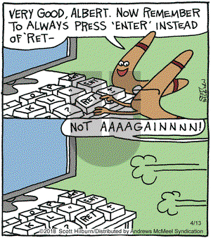 The Argyle Sweater on Friday April 13, 2018 Comic Strip