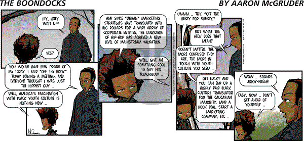 The Boondocks on Sunday October 21, 2007 Comic Strip