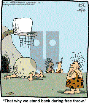 In the Bleachers on Thursday December 14, 2017 Comic Strip