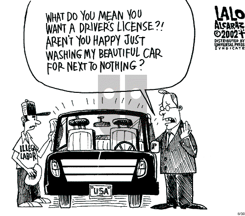 Lalo Alcaraz on Friday August 30, 2002 Comic Strip
