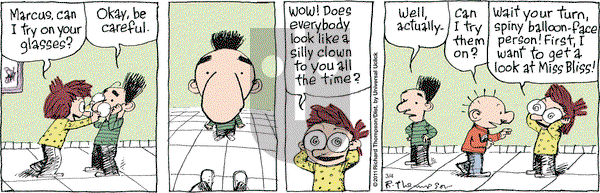 Cul de Sac on Friday March 4, 2016 Comic Strip