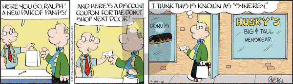 Drabble on Monday July 25, 2016 Comic Strip