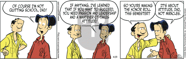 Baldo on Tuesday April 21, 2009 Comic Strip