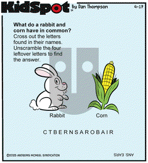 KidSpot on Thursday April 17, 2025 Comic Strip