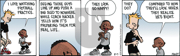 Frazz - Wednesday August 13, 2014 Comic Strip