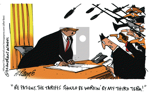 Henry Payne - Thursday April 17, 2025 Comic Strip